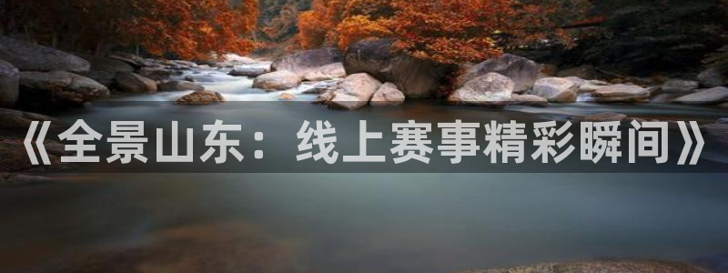 劲爆体育在线直播nba：《全景山东：线上赛事精彩瞬间》